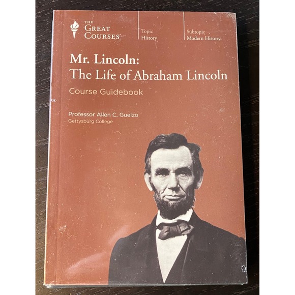 The Great Courses Other - The Great Courses Life of Abraham Lincoln DVD Guidebook Teaching Company Sealed